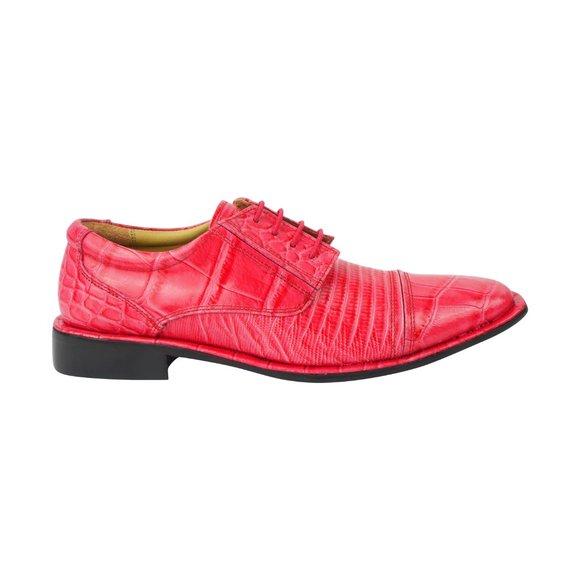 Owen Croco/Lizard Print Oxford Style Dress Shoes main image 5